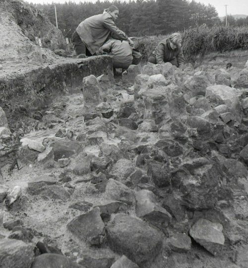1986 09 18. Kernavė. Archeologiniai tyrimai. Fotografas Alfredas Pliadis